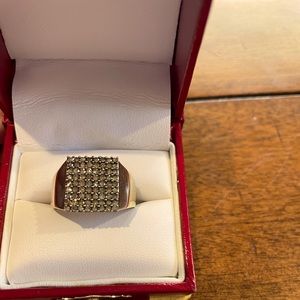 Chocolate Cubic Zirconia ring